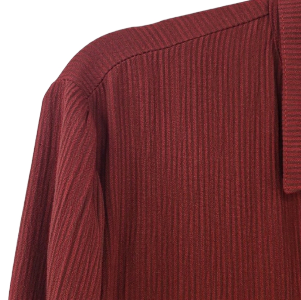 Women's Rust Button-Up Shirt - Picture 3 of 10